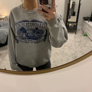 Clear water beach sweatshirt